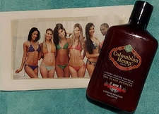 TAN INC  COLOMBIAN HEMP 50X BLACK BRONZER TANNING LOTION LIMITED EDITION