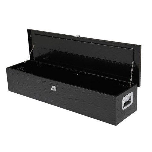 50"Aluminum Five Pattern Toolbox Single Lock Black - Picture 11 of 11