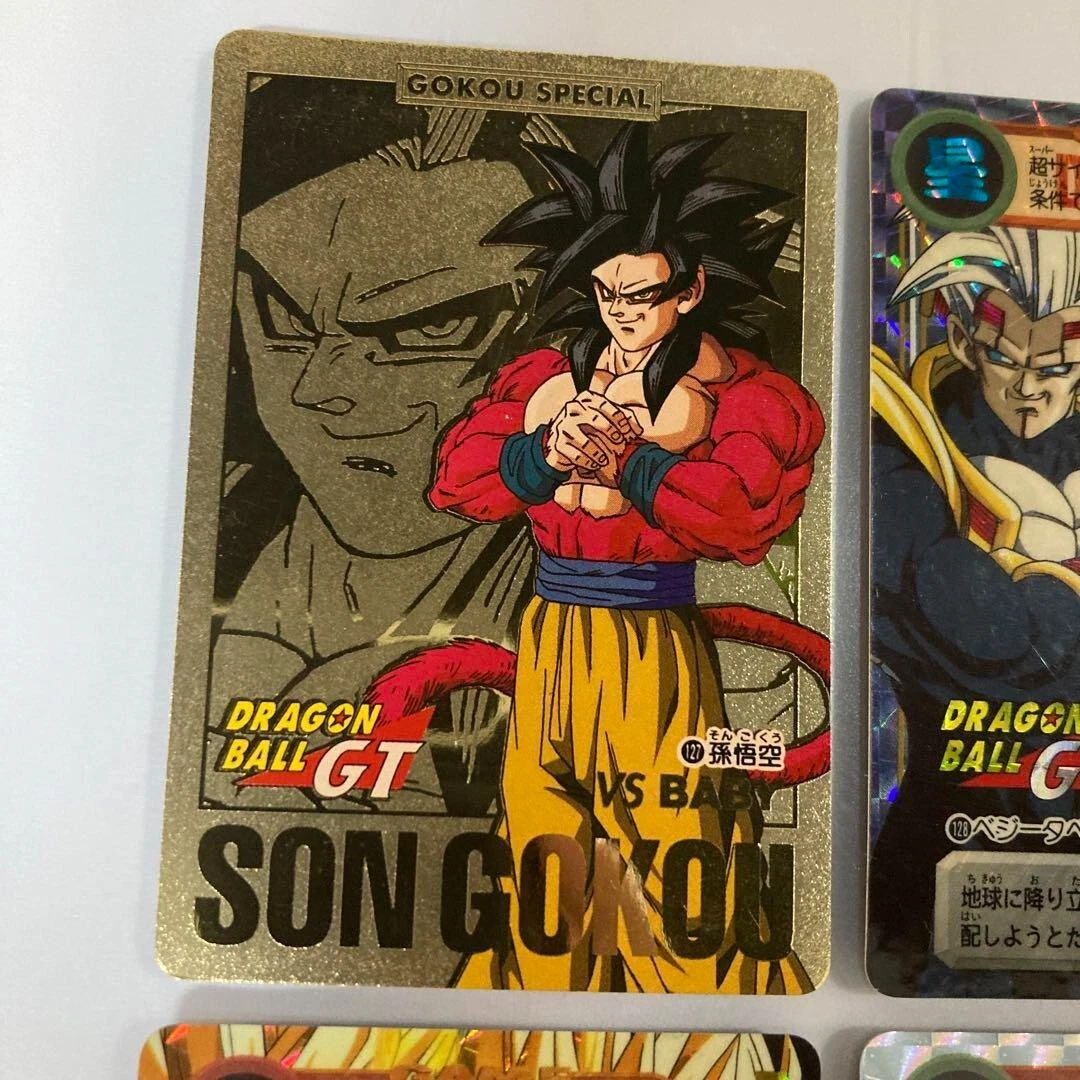 Super Dragon Ball Card Dass 90's PRISM 6 set No.127 128 151 162 BANDAI  JAPAN | eBay