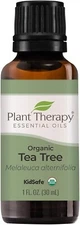 Plant Therapy KidSafe Organic Tea Tree Essential Oil 100% Pure 1 fl oz / 30mL