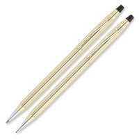 Cross Ballpoint Pen/pencil Set Refill .7mm Pencil Gd Barrel/bk Ink 450105 on sale Cross Ballpoint Pen/pencil Set Refill .7mm Pencil Gd Barrel/bk Ink 450105 on sale
