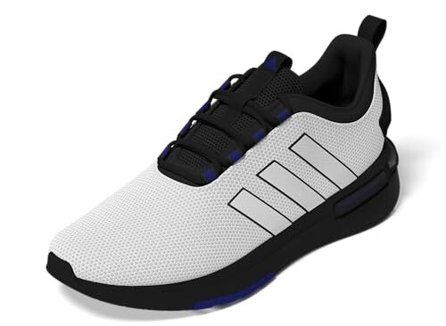 Adidas Men’s Racer TR23 Sneaker, White/Black/Lucid Blue, 9.5 Adidas Men’s Racer TR23 Sneaker, White/Black/Lucid Blue, 9.5