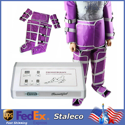 #ad Air Pressure Pressotherapy Lymphatic Drainage Weight Loss Machine Slimming Set $292.69
