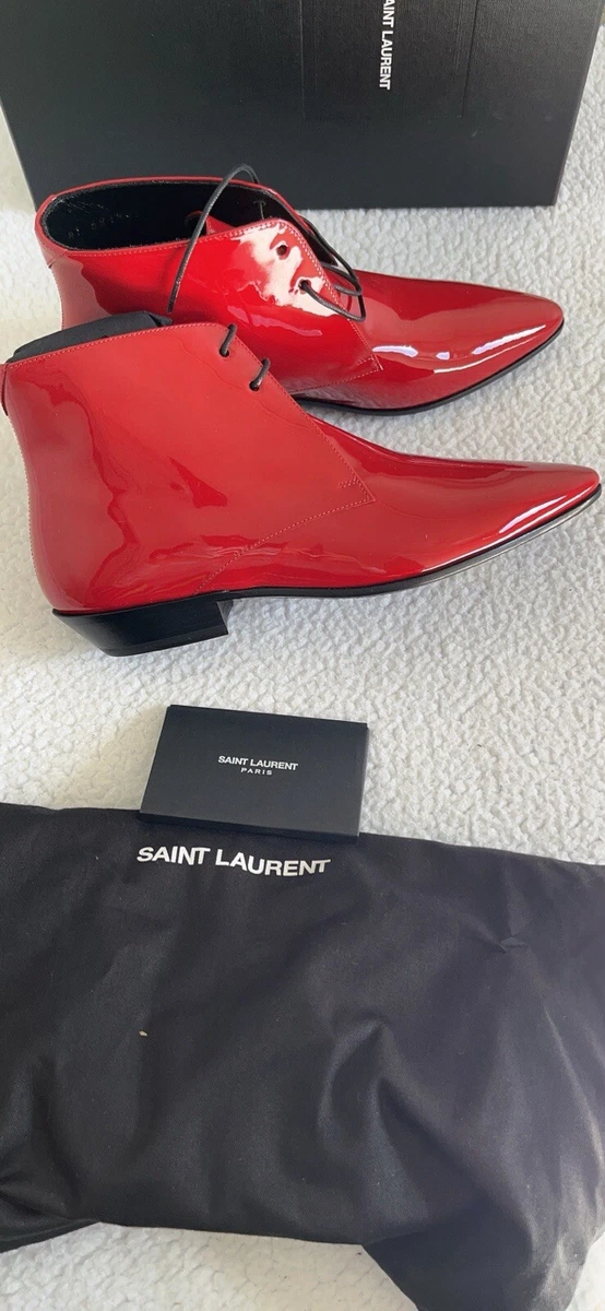 Red Saint Laurent女式短靴| eBay