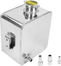2.5L Universal Aluminum Coolant Radiator Overflow Expansion Tank Reservoir Recov