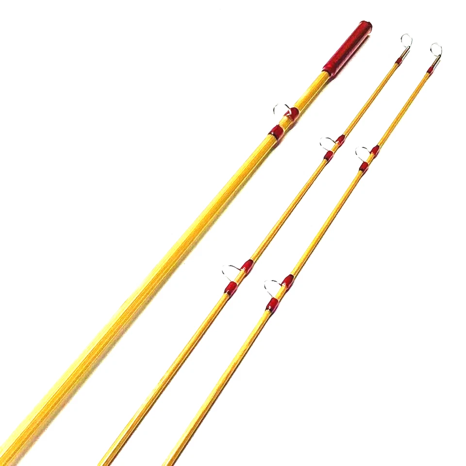 Caña de pescar de caña hecha a mano de bambú 6' 0"~2 con caña de pescar vintage/barata y hermosa Foto 4 de 4
