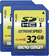 INLAND 32GB Class 10 SDHC Flash Memory Card Standard Full Size SD Card USH-I U1 
