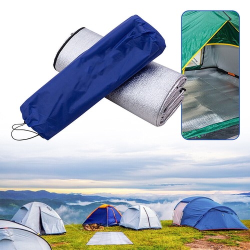Alfombra térmica exterior EVA picnic aislante manta camping campamento aluminio mate - Imagen 4 de 28