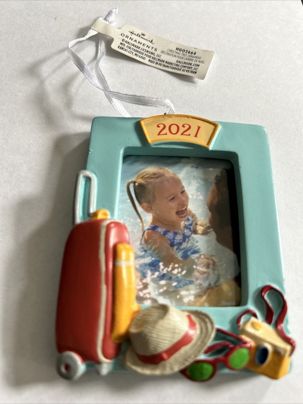 HALLMARK TRAVEL 2021 Photo Ornament