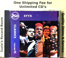 CD Styx Classics Greatest Hits EX- NICE COPY - Babe -Come Sail Away -Mr. Roboto
