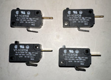 LOT OF 4 - Honeywell 15.1A 125V SPST-NC Snap Action Switch V7-1C37D8