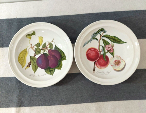 Portmeirion Pomona The L'Imperatrice Pflaume und Pfirsich Schalen 8-5/8"