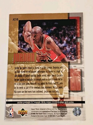 1996,Collectors Choice, Michael Jordan Collection #JC10 | eBay