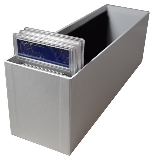 Graded Card Slotted Storage Box Container Holds 25 PSA CGC Slabs ...