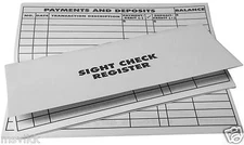 Oversize Print Sight Transaction Registers - Set of 12