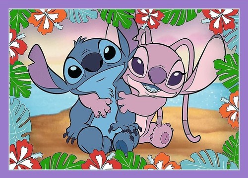 New Trefl 4 in 1 Jigsaw Puzzle Pieces 4+ Kids 34633 Lilo and Stitch's Wacky Day - Picture 5 of 5