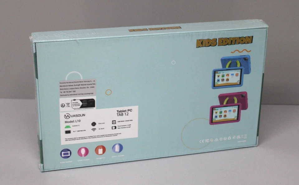 KIDS EDITION Tablet Pc L10, 6+6GB RAM +128GB ROM(10 Zoll)5G Wifi Android 13 Rosa - Bild 2 von 3