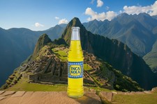 Pack of 4 INCA KOLA  /  PERU  ( VIDRIO. ) 300ml x 4 Delivery to all UK
