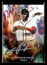 2021 Panini Chronicles Cristian Pache Origins Signatures Silver Ink UX4585