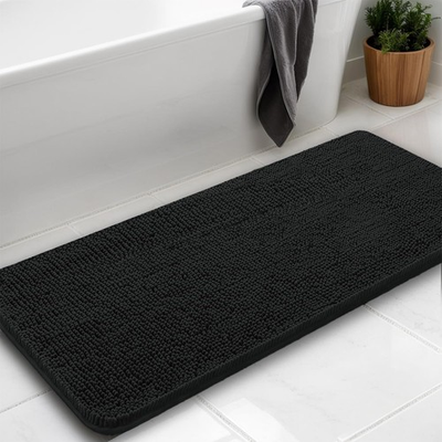 #ad Bathroom Rugs Chenille Bath RugSuper Absorbent Chenille Bathroom mat and Str... $22.56