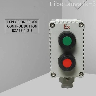 LA53-A2 2 Positions Control Push Button Switch 10A Aluminum Alloy Box Indicator