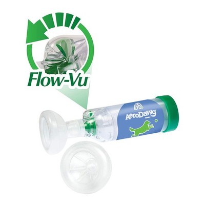 AeroDawg The Original Canine Aerosol Chamber Inhaler Spacer for Small Dogs and