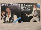 2 Vintage Elvis LPs In Concert 1977 2 LP Set And Elvis Presley Boulevard Memphis