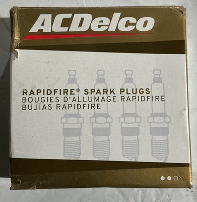 AC Delco Rapidfire Spark Plugs #17 88879892 4 Spark Plugs