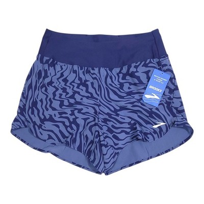 Brooks Women's Chaser Shorts 5'' 2.0 Underwear Liner Size SMALL Midnight Blue NEW