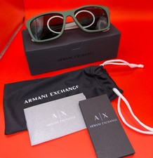 Armani Exchange Men's Sunglasses w/ Matte Olive Green Frame Dark Gray Lens 1250