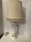 2 Vintage 1950s? Capodimonte Style Porcelain Table Lamps Floral Italy  22-7/8” — photo 8