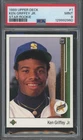 1989 Upper Deck Star Rookie #1 Ken Griffey Jr RC Rookie Mint PSA 9