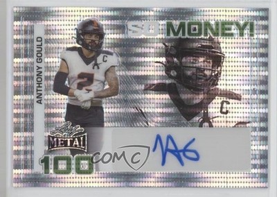 2024 Leaf Metal So Money! Silver Pulsar 3/5 Anthony Gould Rookie Auto RC 13c5