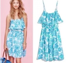 Lilly Pulitzer For Target | Satin Flounce Dress Sea Urchin For You Women Size S