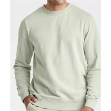 NEW Goodfellow  Co Men's Green French Terry Crewneck Pullover Sweatshirt Size S