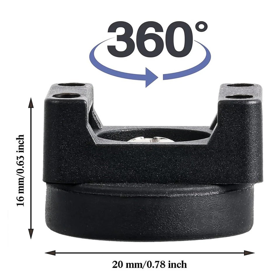 20Pcs Strong Magnetic Cable Zip Tie Base, Multipurpose Cable Ties Mount Wire Clips Management Base,Heavy Duty Wire Cable Holder for Electrical Cable Wire Organization (43mm Vertical Tension 8.5kg