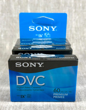 4 NEW Sony DVC Premium Mini DV Tapes 60/90 Min Digital Cassette DVM60PRR SEALED