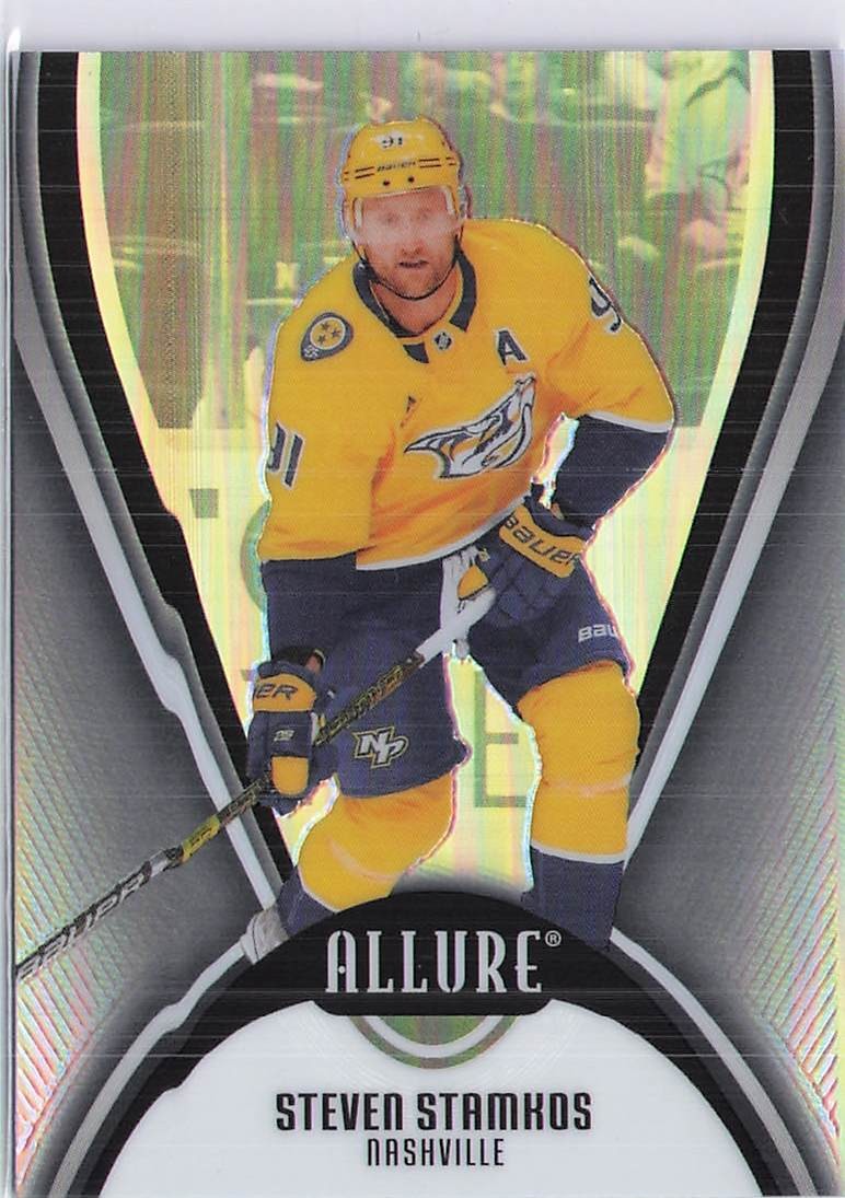 2025-26 Upper Deck Allure #40 Steven Stamkos Black Rainbow Hockey
