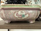 ANTIQUE CHINESE FAMILLE ROSE BULB BONSAI PLANTER POTS