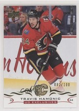 2018-19 Upper Deck UD Exclusives 82/100 Travis Hamonic #26 3ug