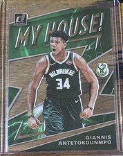 Giannis Antetokounmpo 2019-20 Panini Clearly Donruss MY HOUSE Insert