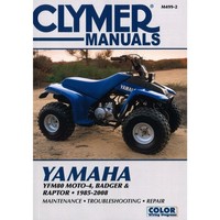 Yamaha YFM80 MOTO-4 Badger Raptor (1985-2008) Quad Repair Manual Clymer