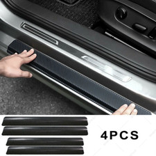 4x Accessories Carbon Fiber Car Door Plate Sill Scuff Cover Anti Scratch Sticker 4x Accessories Carbon Fiber Car Door Plate Sill Scuff Cover Anti Scratch Sticker