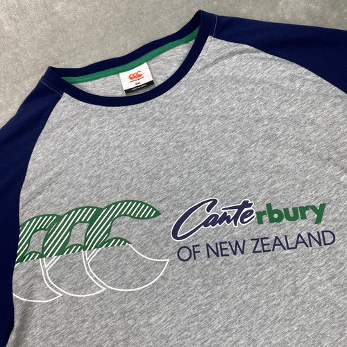 Canterbury T-Shirt Men 2XL Gray The Clash Short Sleeve Comfort Everyday Crewneck - Picture 2 of 11