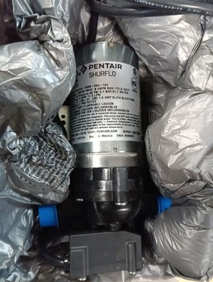 Pentair 2088-594-144 SHURflo Diaphragm Pump, 3.0GPM, 130°F, 1/2in NPS, 115VAC