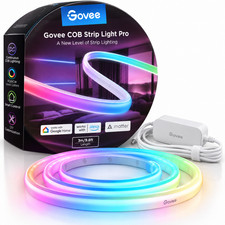 Govee COB Strip Light Pro 9.8ft RGBICW Matter Alexa Google Home Open Box