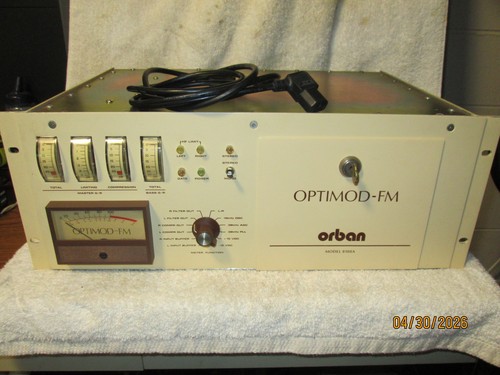 Nice Orban Optimod FM 8100A Broadcast Audio Processor Cards w extender card.