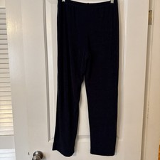 NEW Chico's TRAVELERS NO TUMMY PANT Size 1 PETITE India Ink Navy NWT 70
