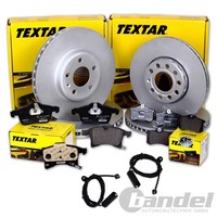 Textar Bremsscheiben + BelÄGe Vorne + Hinten Passend FüR BMW 5Er E39 Touring