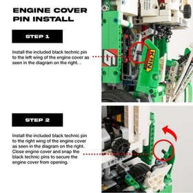 Wall Mount for LEGO Technic 24 Hour Race Car-42039